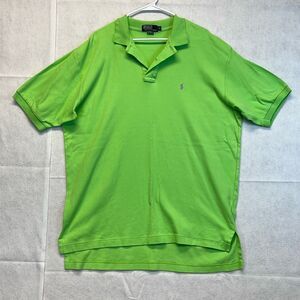 POLO RALPH LAUREN Men’s Polo Shirt Green XL Classic Fit Embroidered Horse Logo
